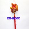 印花招財貓掛件C中國結(jié)